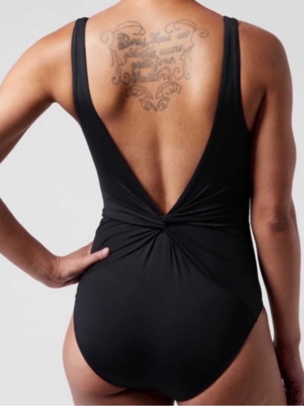 ATHLETA Hampton One-Piece Low Back Swimsuit.